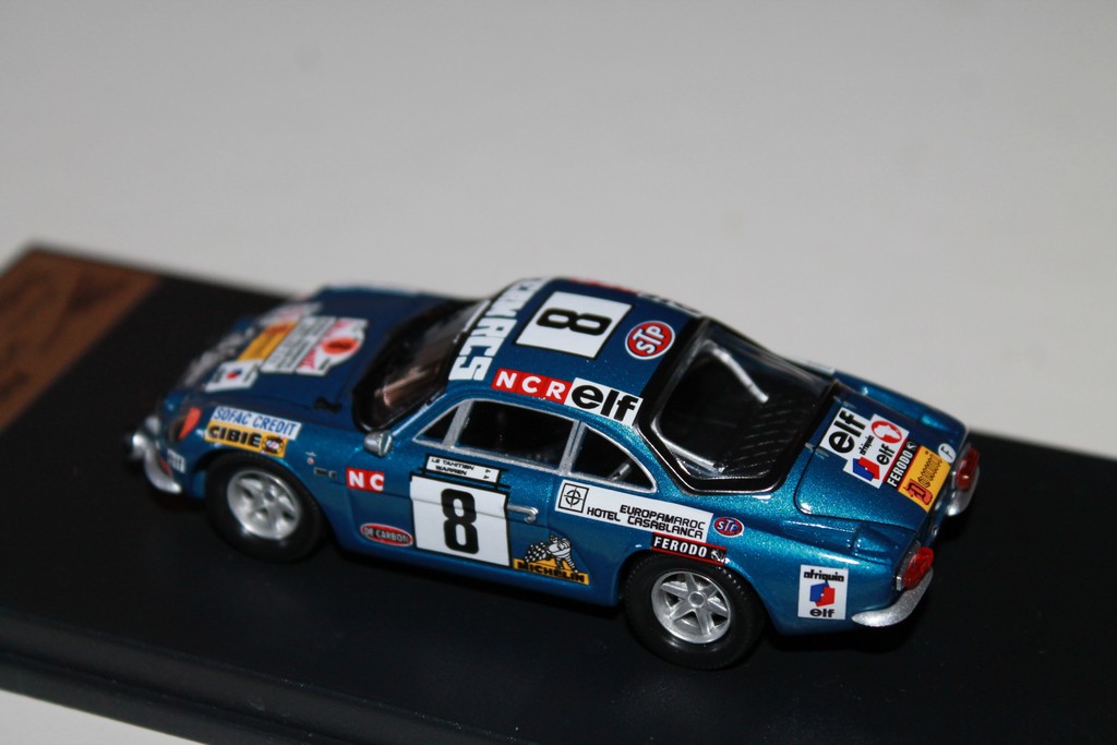 ALPINE RENAULT A110  RALLYE DU MAROC 74 TROFEU 1/43°