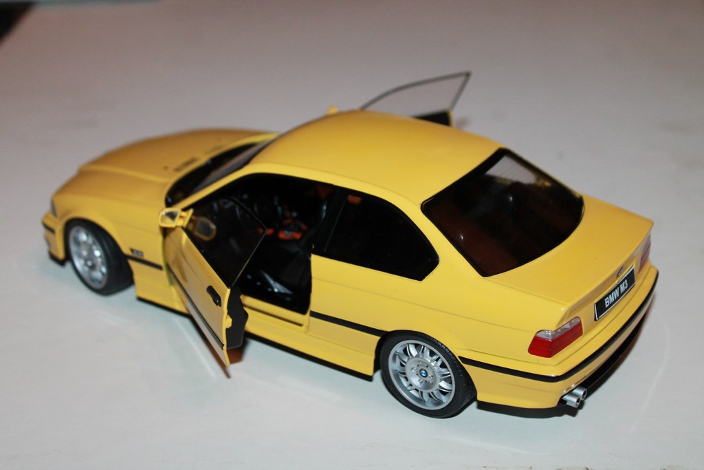 BMW M3 E36 COUPE 1990 JAUNE SOLIDO 1/18°