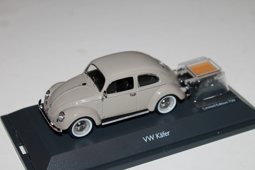 VW COX  SPLIT+REMORQUE 1955 SCHCO 1/43°