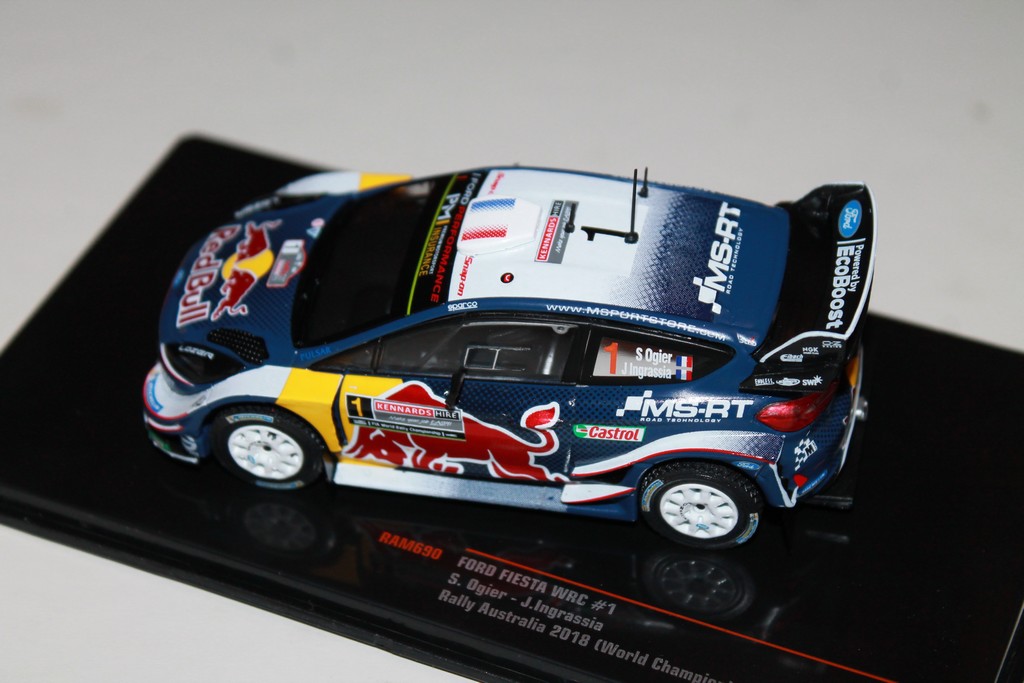 FORD FIESTA WRC RALLY AUSTRALIA 2018 N°1 IXO 1/43