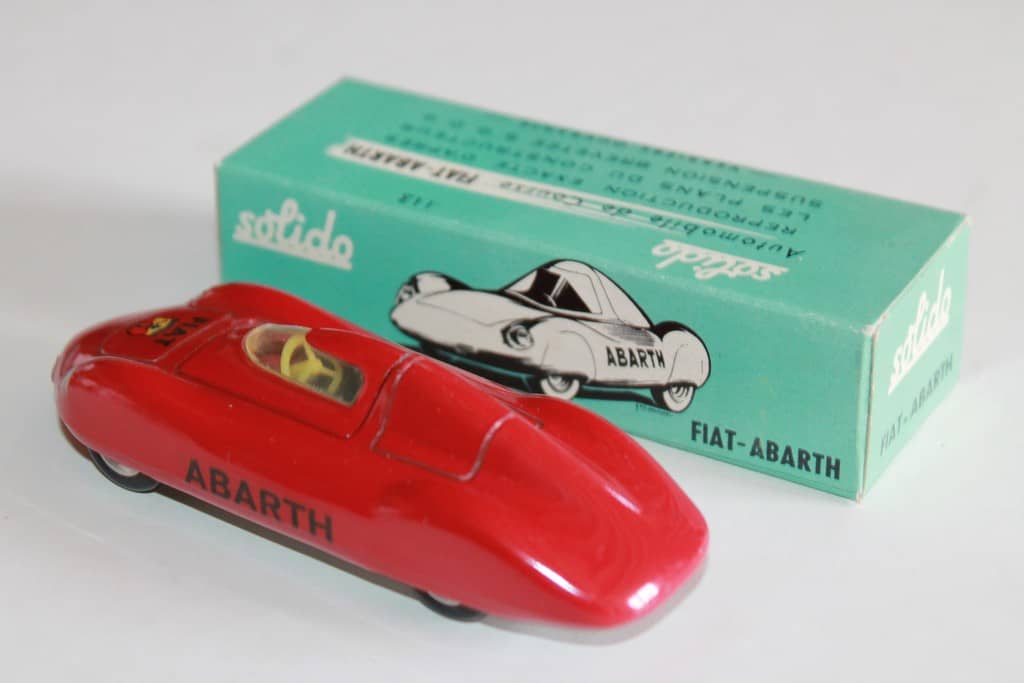 Solido Ancien Fiat Abarth 1/43, Couleur Différente, Très Bon état, Boîte