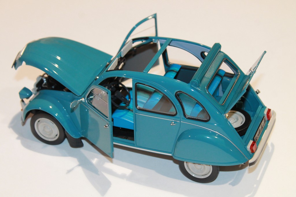 CITROEN 2CV6 BLEU LAGUNE 1982 NOREV 1/18°