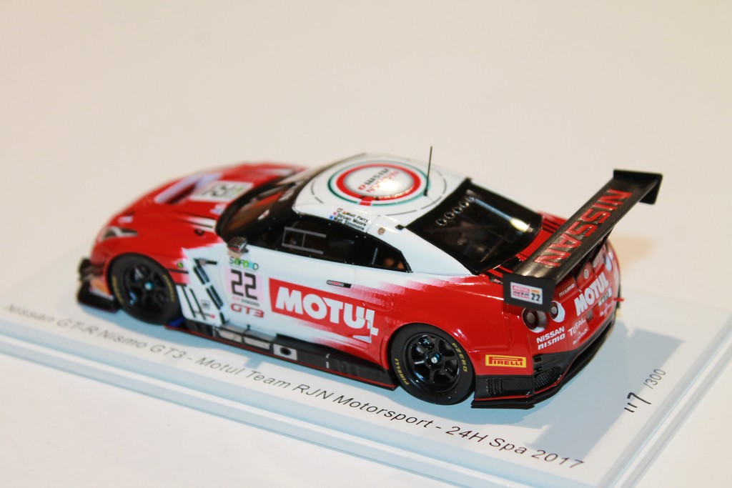 NISSAN GT-R NISMO GT3 N°22 24H SPA 2017 SPARK 1/43°