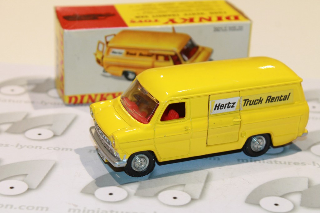 FORD TRANSIT HERTZ SERVICE 1960 DINKY TOYS 1/43°