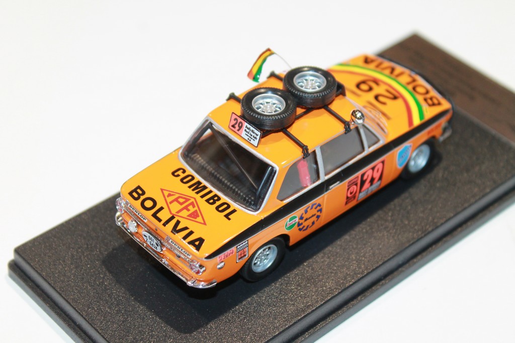 BMW 2002 TI LONDON-MEXICO WORLD CUP RALLY 1970 TROFEU 1/43°