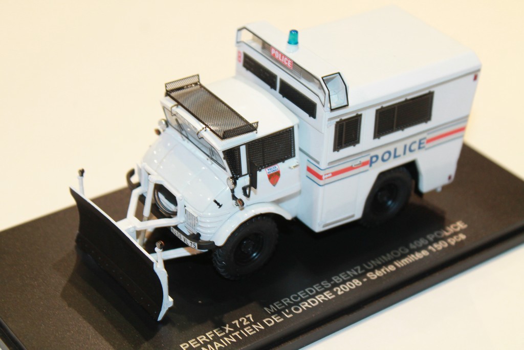 MERCEDES UNIMOG 406 POLICE BLANC 2008 PERFEX 1/43