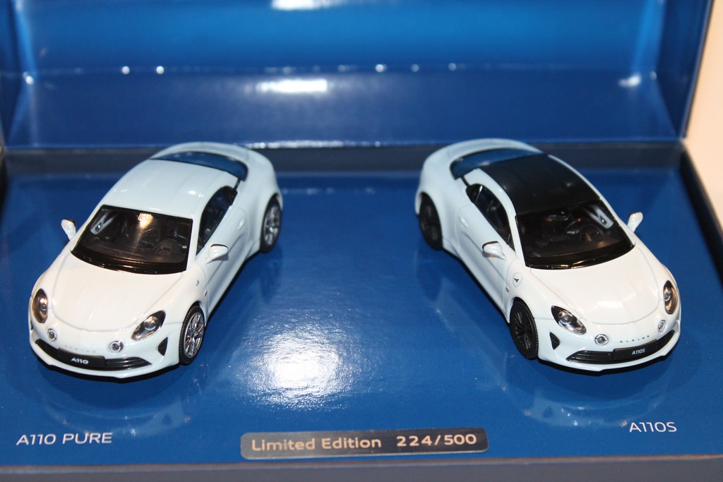 COFFRET ALPINE A110 PURE ET A110S 2019  NOREV 1/43°