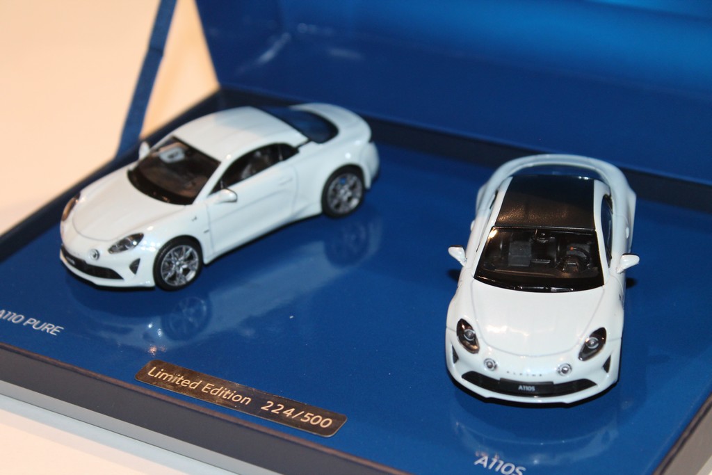 COFFRET ALPINE A110 PURE ET A110S 2019  NOREV 1/43°