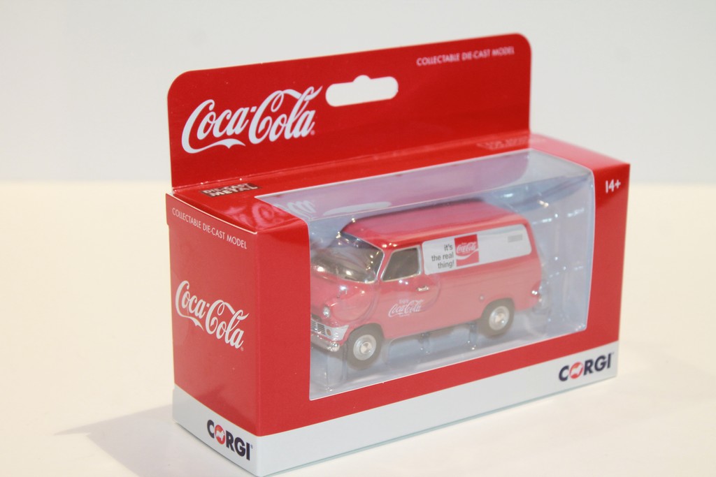 FORD TRANSIT MK1 COCA COLA 1970 CORGI 1/43°