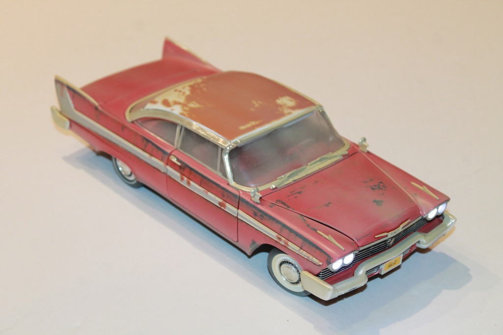 PLYMOUTH FURY 58 CHRISTINE AUTO WORLD 1/18°