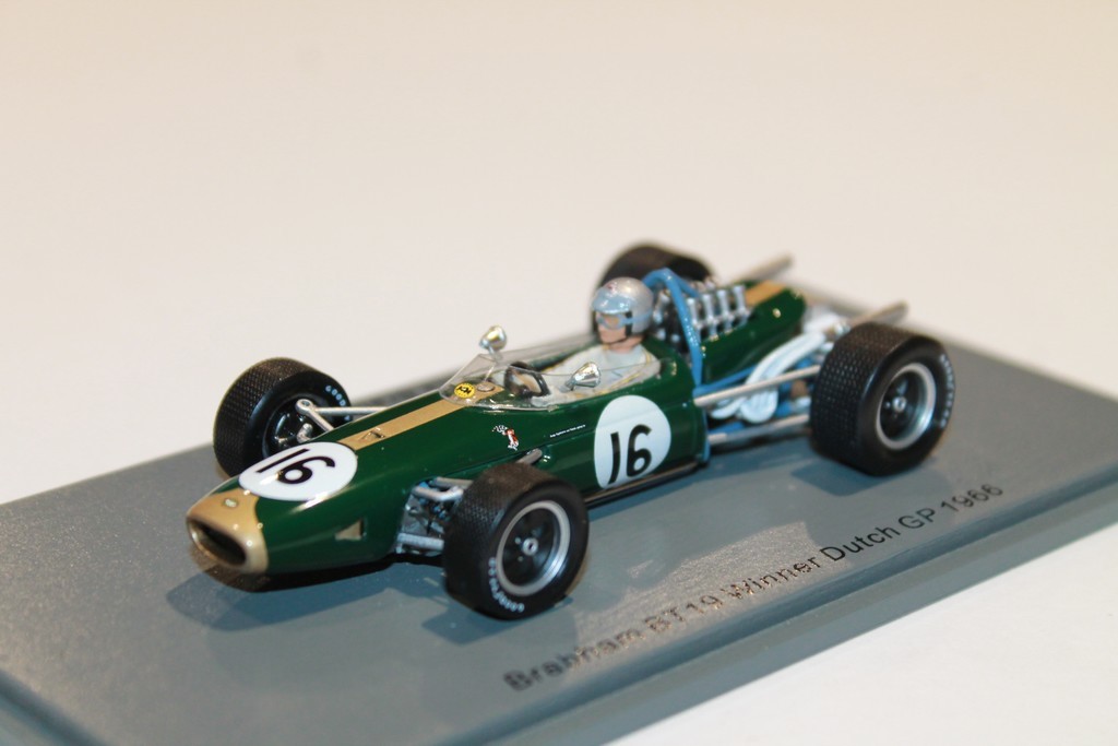BRABHAM BT19 VQ DUTCH GP 1966 SPARK 1/43°