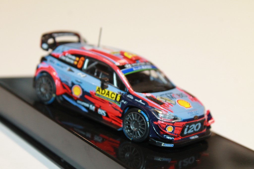 HYUNDAI I20 COUPE WRC N°6 RALLY ALLEMAGNE 2019 IXO 1/43°