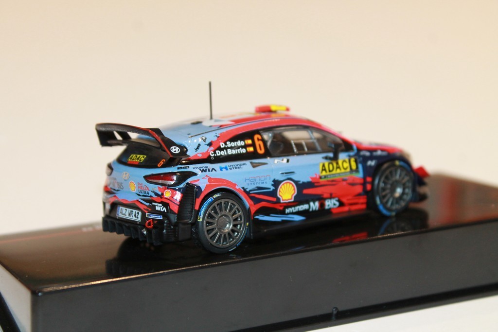 HYUNDAI I20 COUPE WRC N°6 RALLY ALLEMAGNE 2019 IXO 1/43°