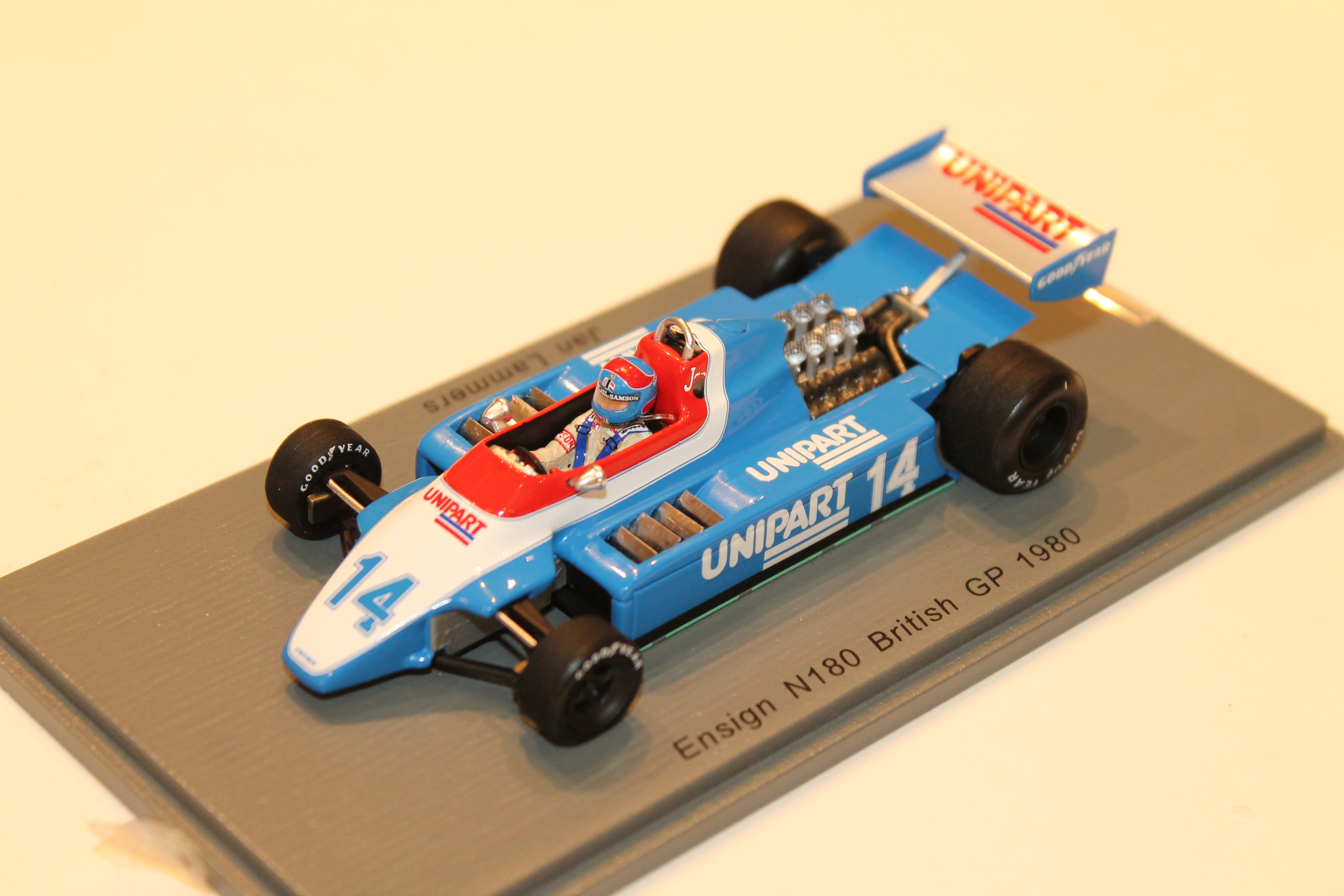ENSIGN N180 N°14 BRITISH GP 1980 SPARK 1/43°