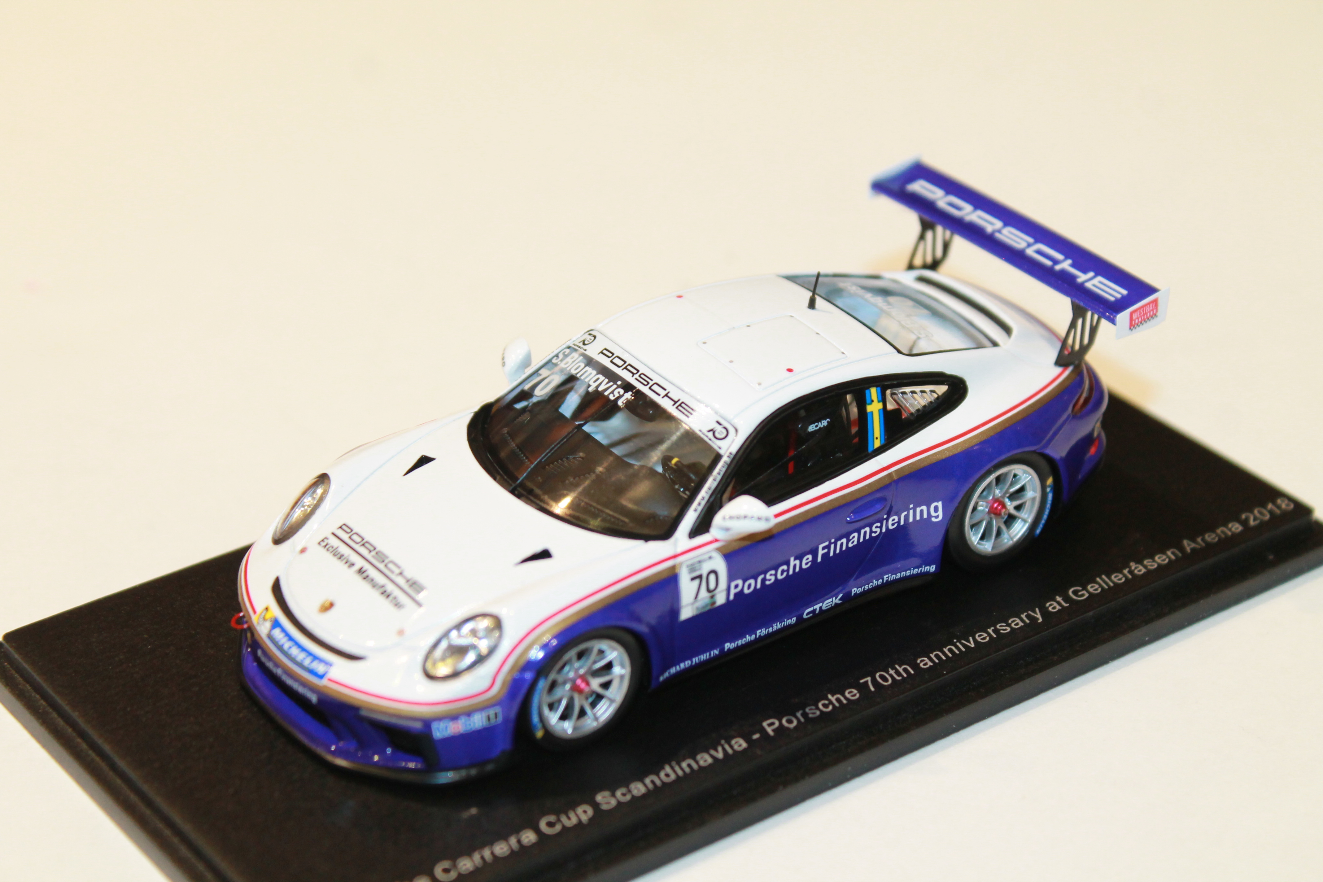 PORSCHE CARRERA CUP SCANDINAVIA N°70  2018 SPARK 1/43°