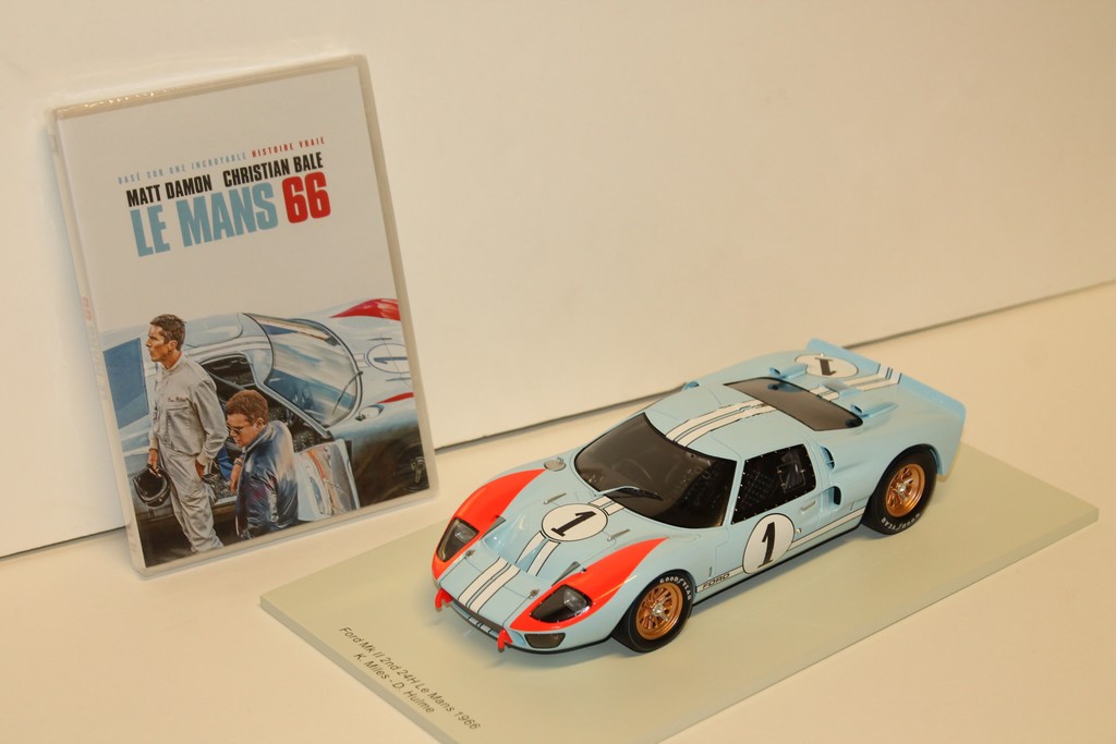 DVD + FORD GT 40 MKII LE MANS 66 1/18°