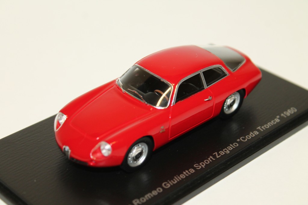 ALFA ROMEO GIULIETTA SPORT ZAGATO "CODA TRONCA" 1960 SPARK 1/43°