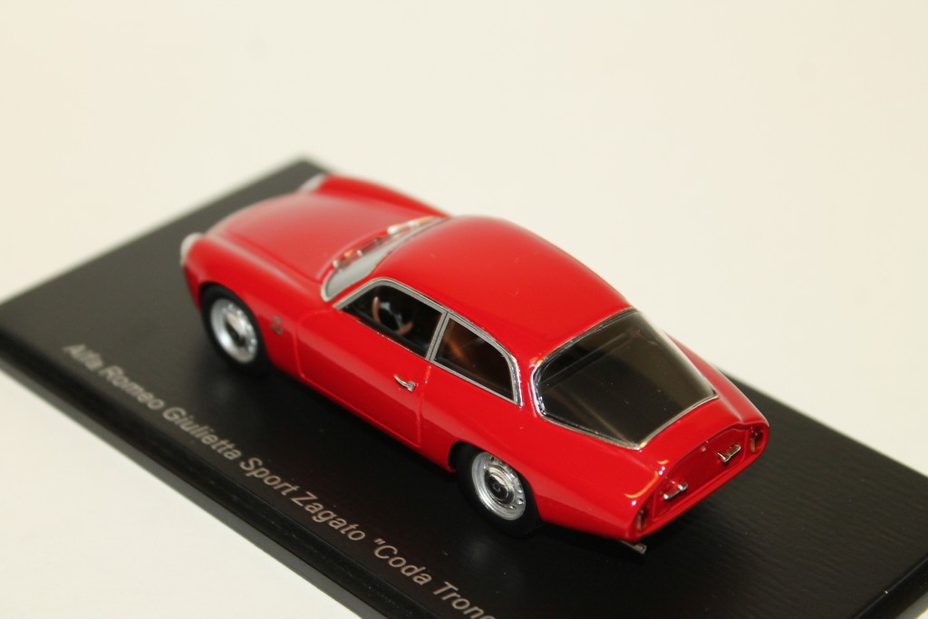 ALFA ROMEO GIULIETTA SPORT ZAGATO "CODA TRONCA" 1960 SPARK 1/43°