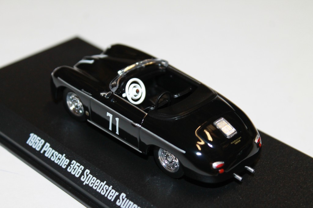PORSCHE 356 SPEEDSTER SUPER NOIR N°71 1958 GREENLIGHT 1/43°