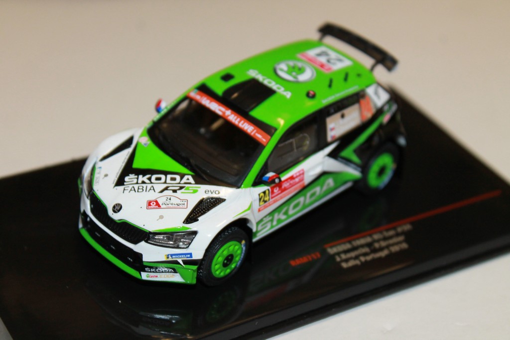 SKODA FABIA R5 EVO N°24 RALLY PORTUGAL 2019 IXO 1/43°