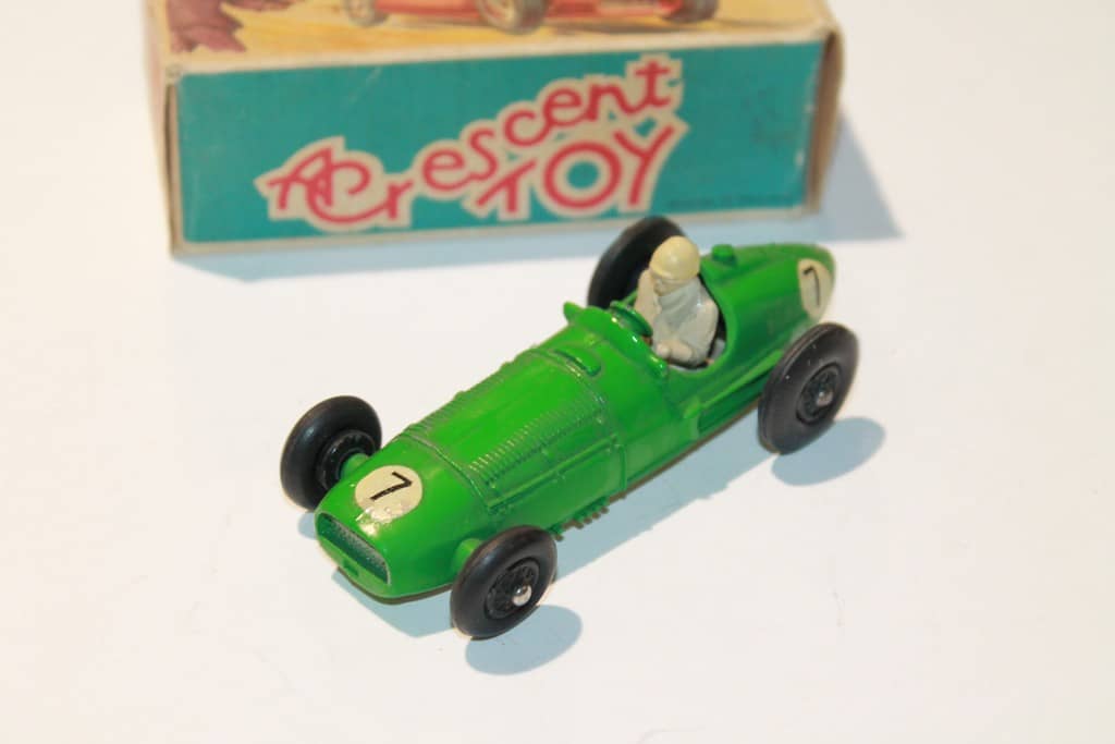 Miniature CRESCENT TOYS Mercédès-Benz 2.5L G/Prix no 12 1/43 vintage - Collection
