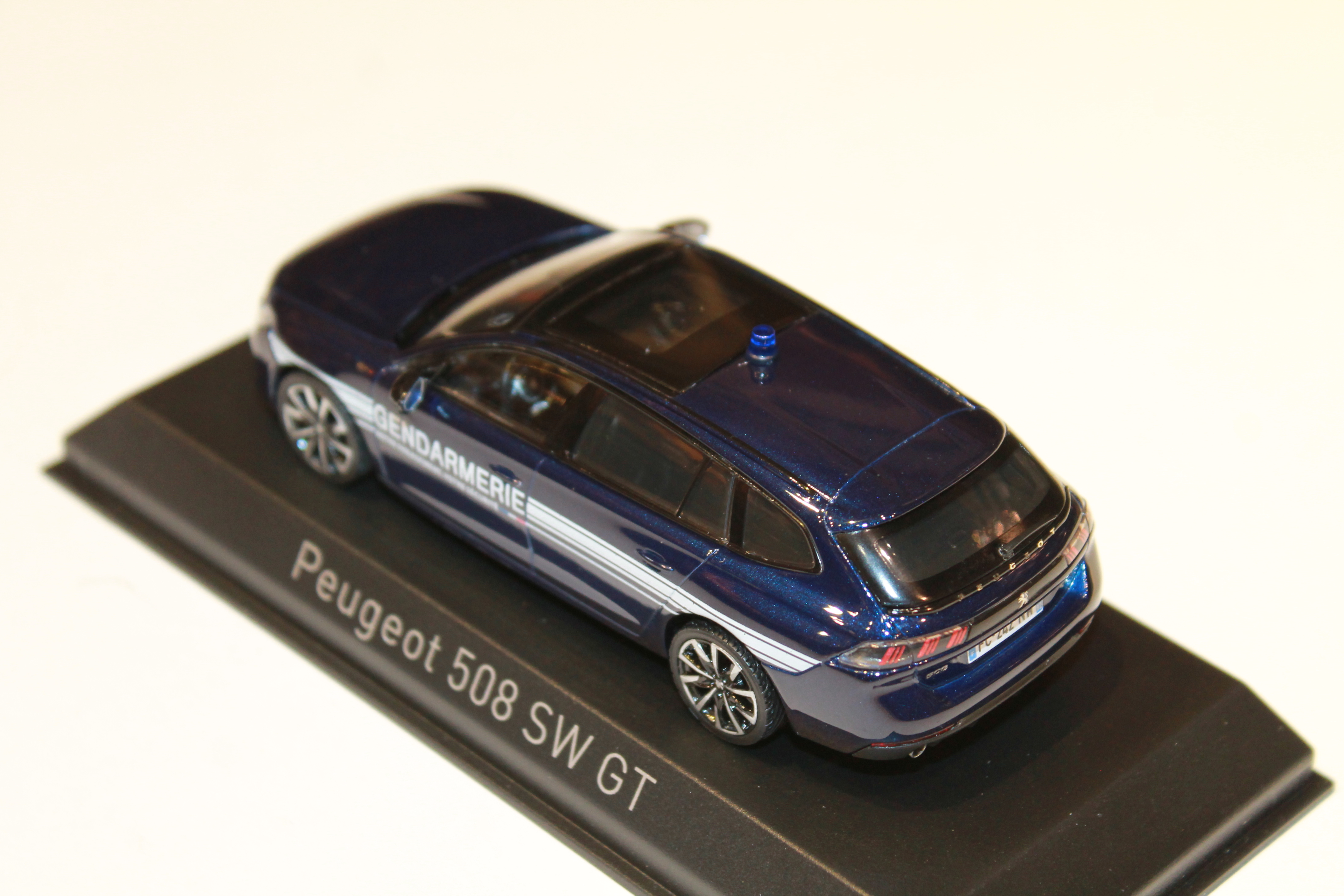 PEUGEOT 508 SW GT GENDARMERIE 2018 NOREV 1/43°