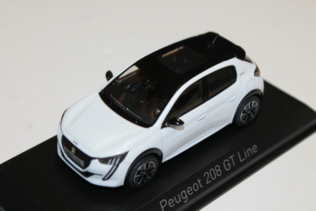 PEUGEOT 208 GT LINE BLANC 2019 NOREV 1/43°