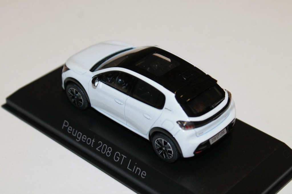 PEUGEOT 208 GT LINE BLANC 2019 NOREV 1/43°