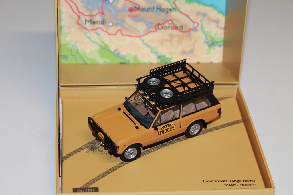 RANGE ROVER DU CAMEL TROPHY, EN COFFRET