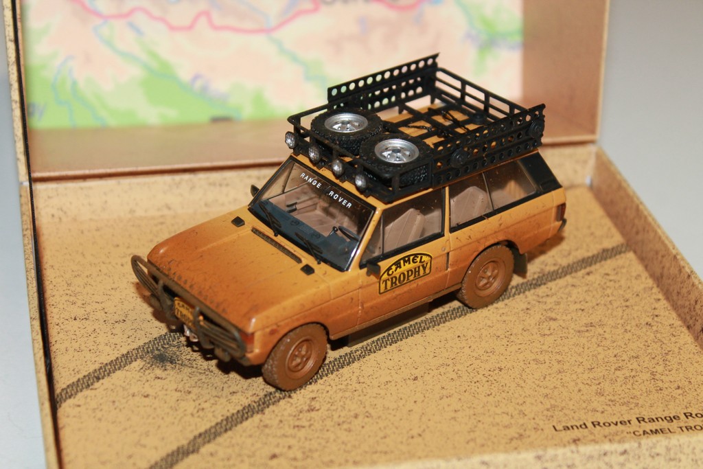 RANGE ROVER "CAMEL TROPHY" DIRTY VERSION 1982 ALMOST REAL 1/43°