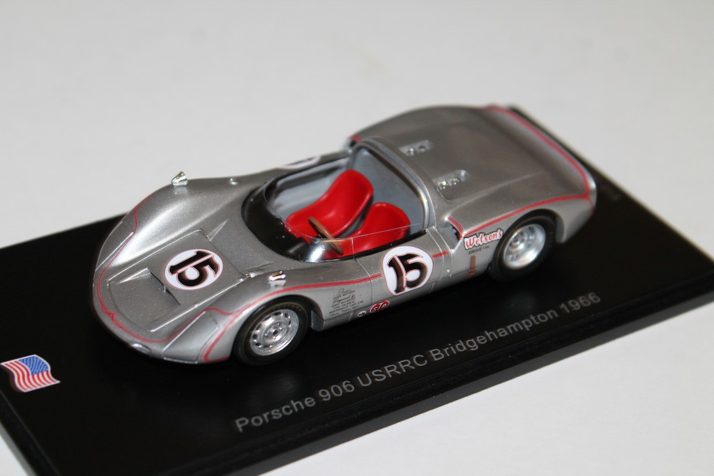 PORSCHE 906 USRRC BRIDGEHAMPTON 1966 SPARK 1/43°