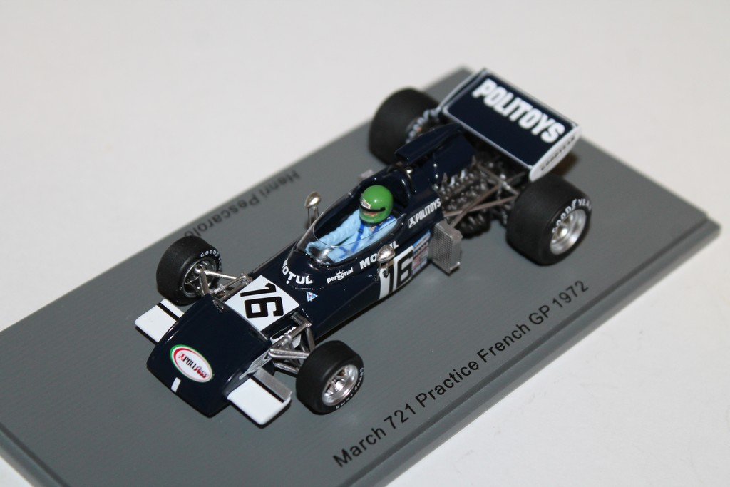 MARCH 721 N°16 FRENCH GP 1972 SPARK 1/43°