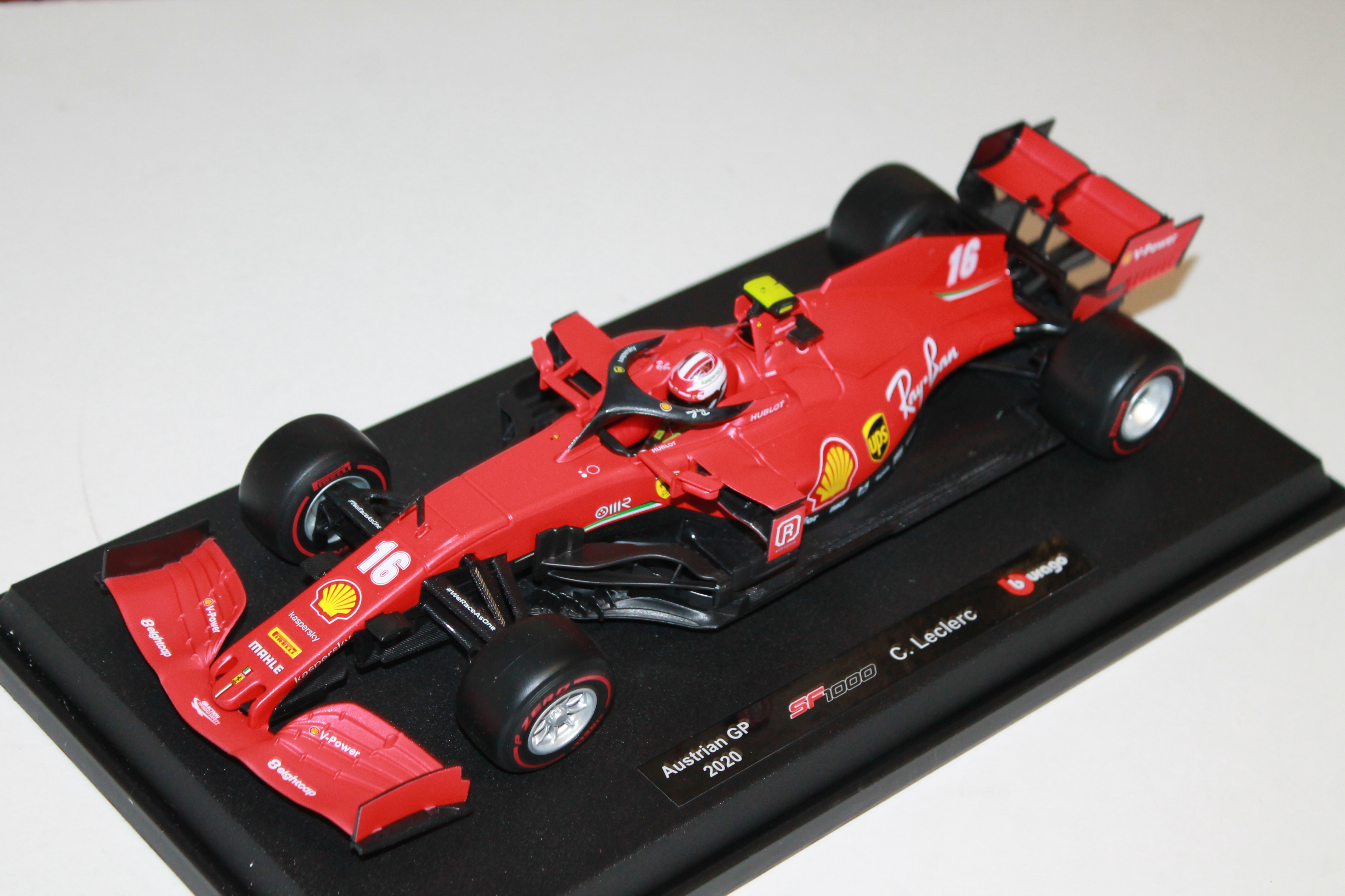 FERRARI SF 1000 LECLERC AUSTRIAN GP 2020 BBURAGO 1/18°