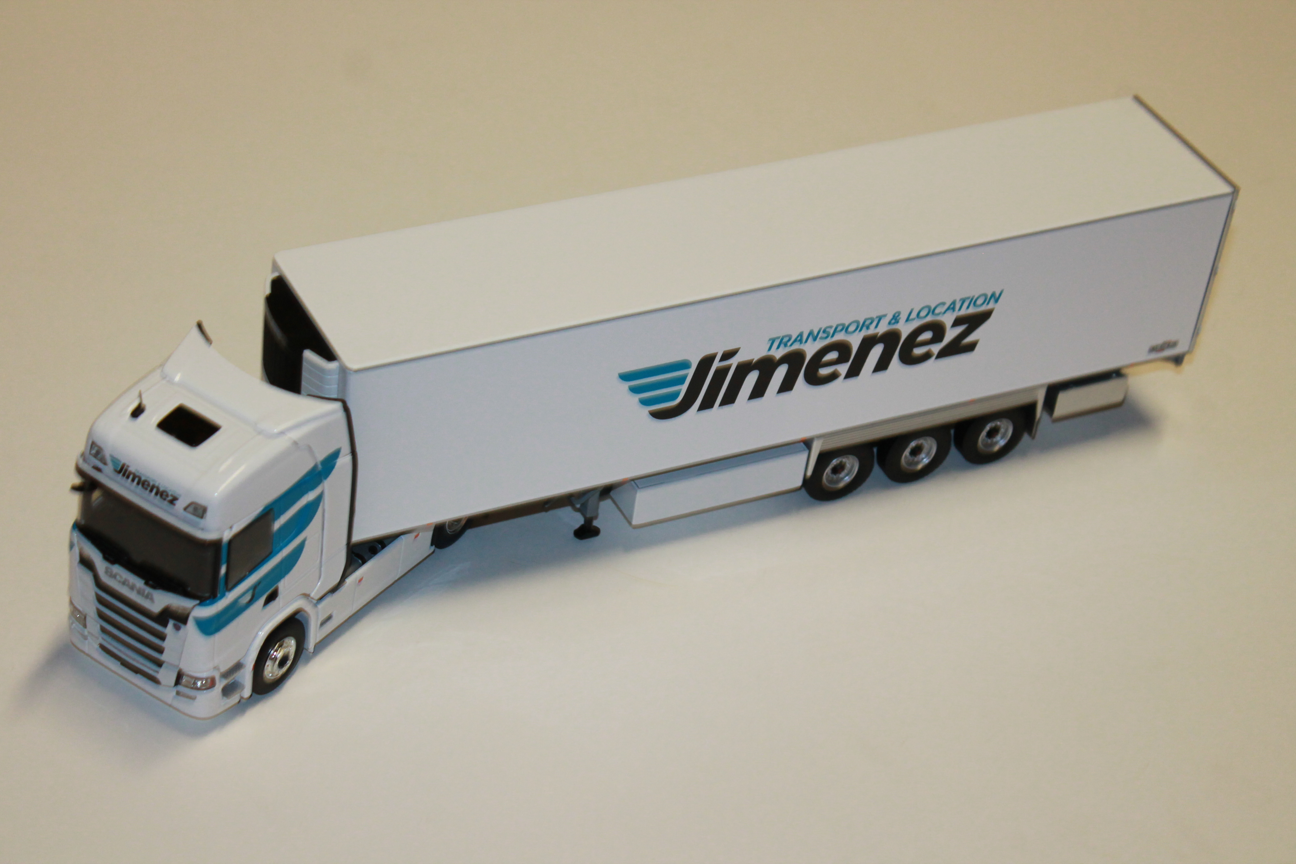 SCANIA S500 REMORQUE FRGIO TRANSPORTS JIMENEZ ELIGOR 1/43°