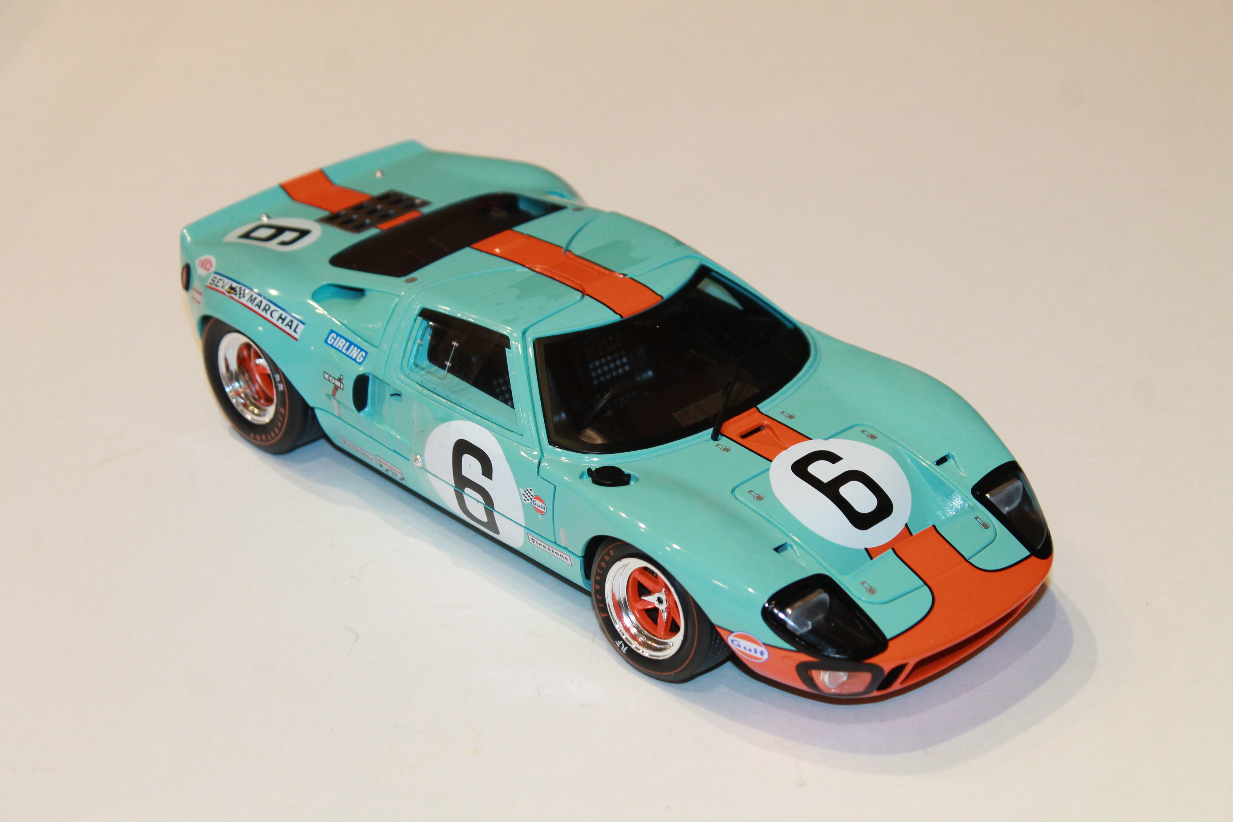 FORD GT40 MKI N°6 24LM 1969 SOLIDO 1/18°