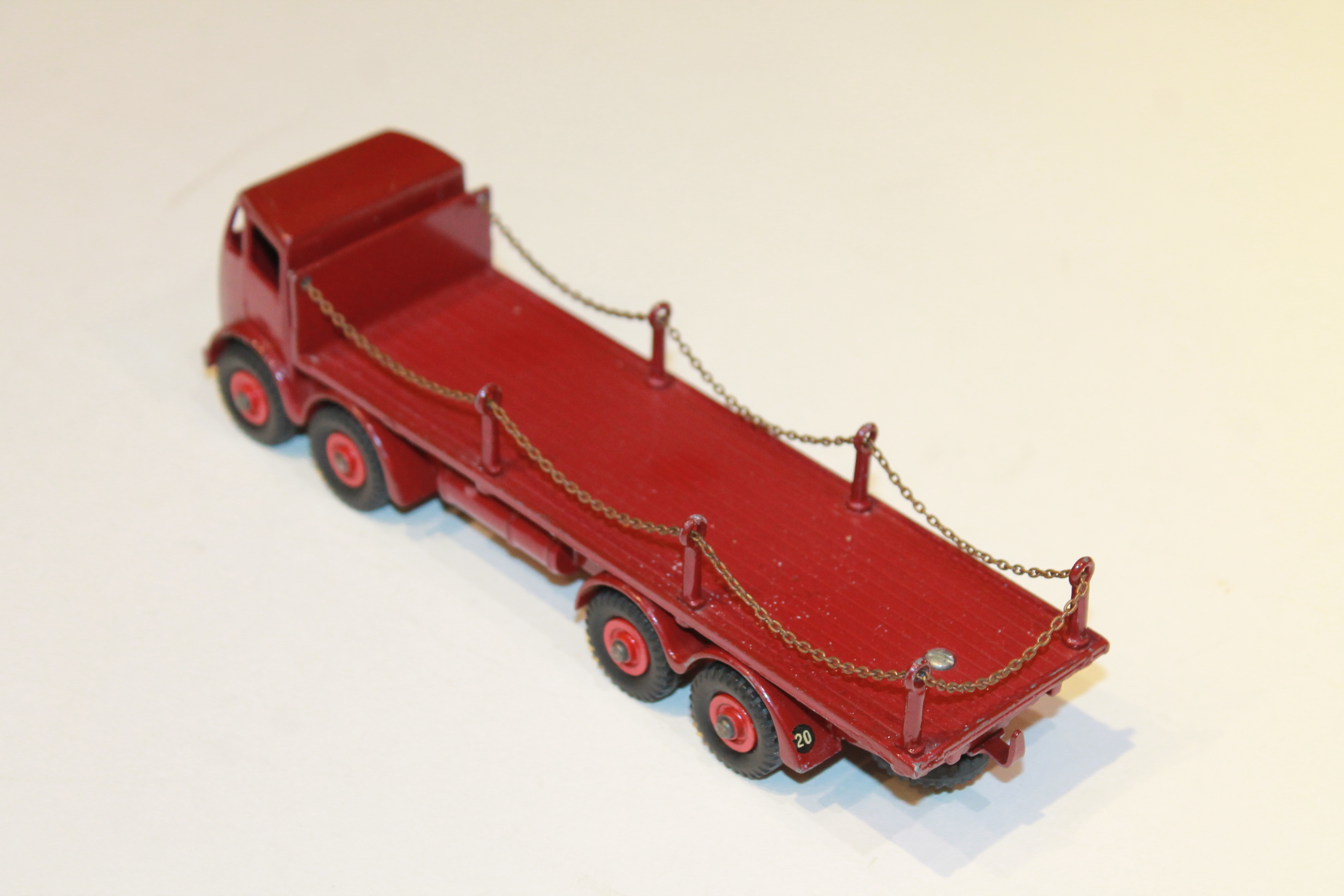CAMION PLATEAU FODEN ROUGE DINKY SUPERTOYS 1/43°