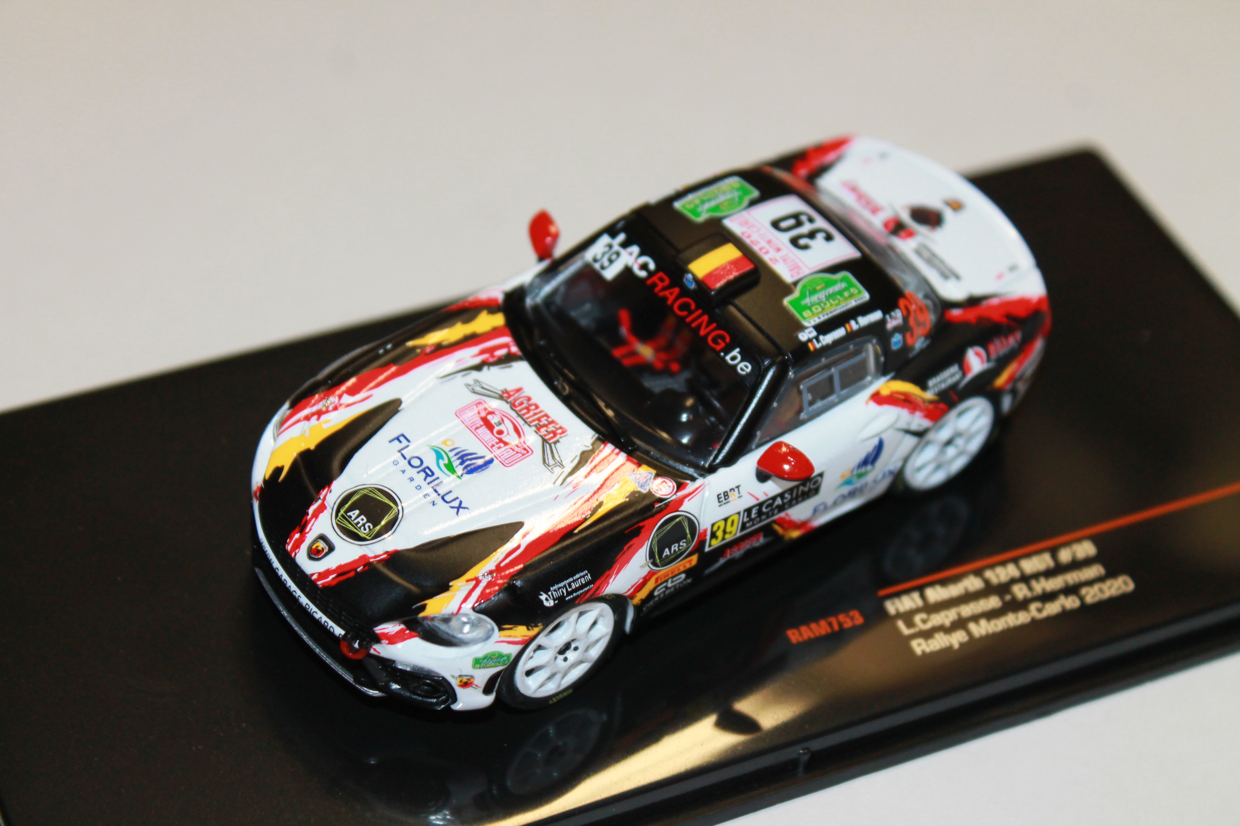 FIAT ABARTH 124 RGT N°39 RALLY MONTE CARLO 2020 IXO 1/43°