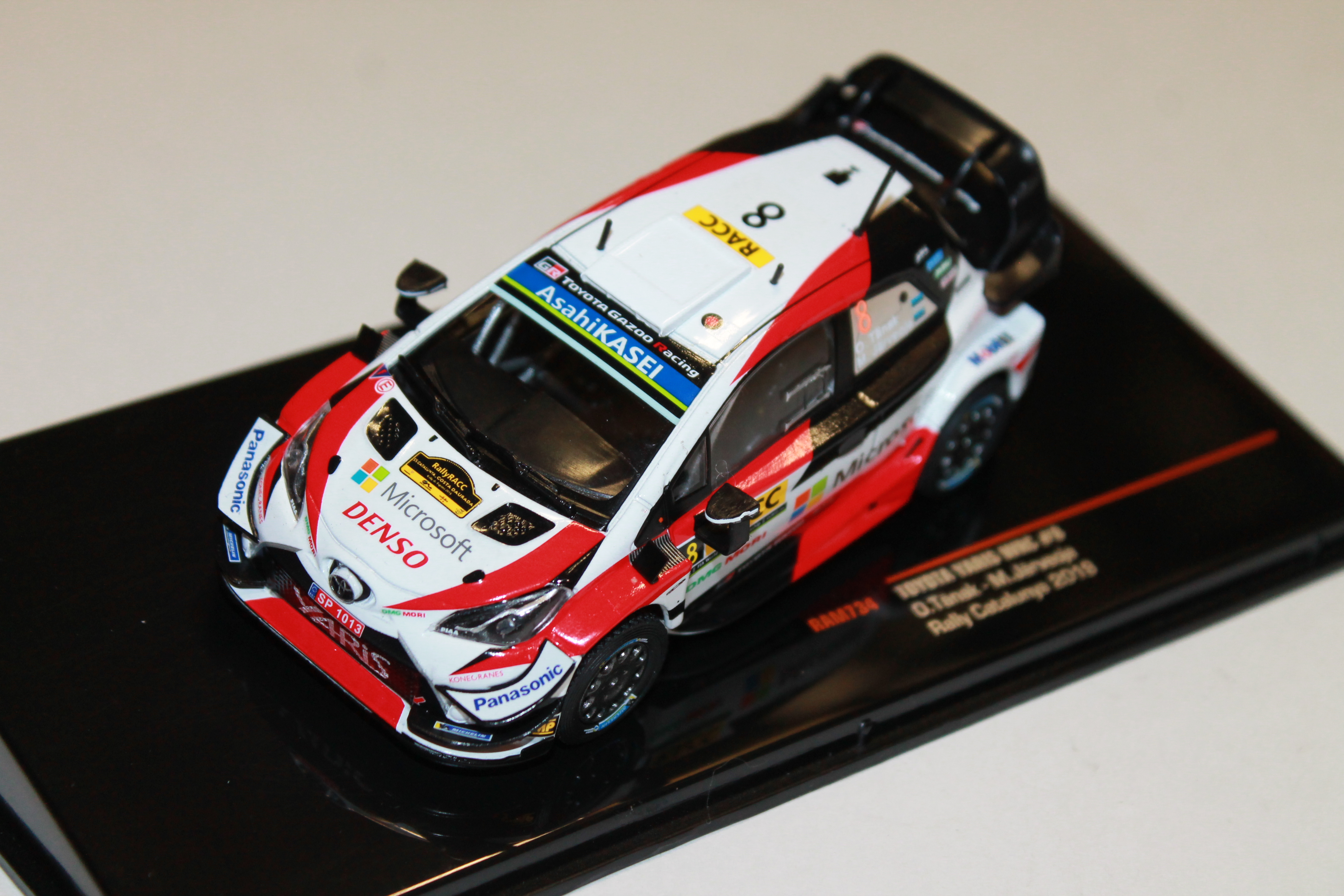 TOYOTA YARIS WRC N°8 RALLYE CHALLENGE 2019 IXO 1/43°