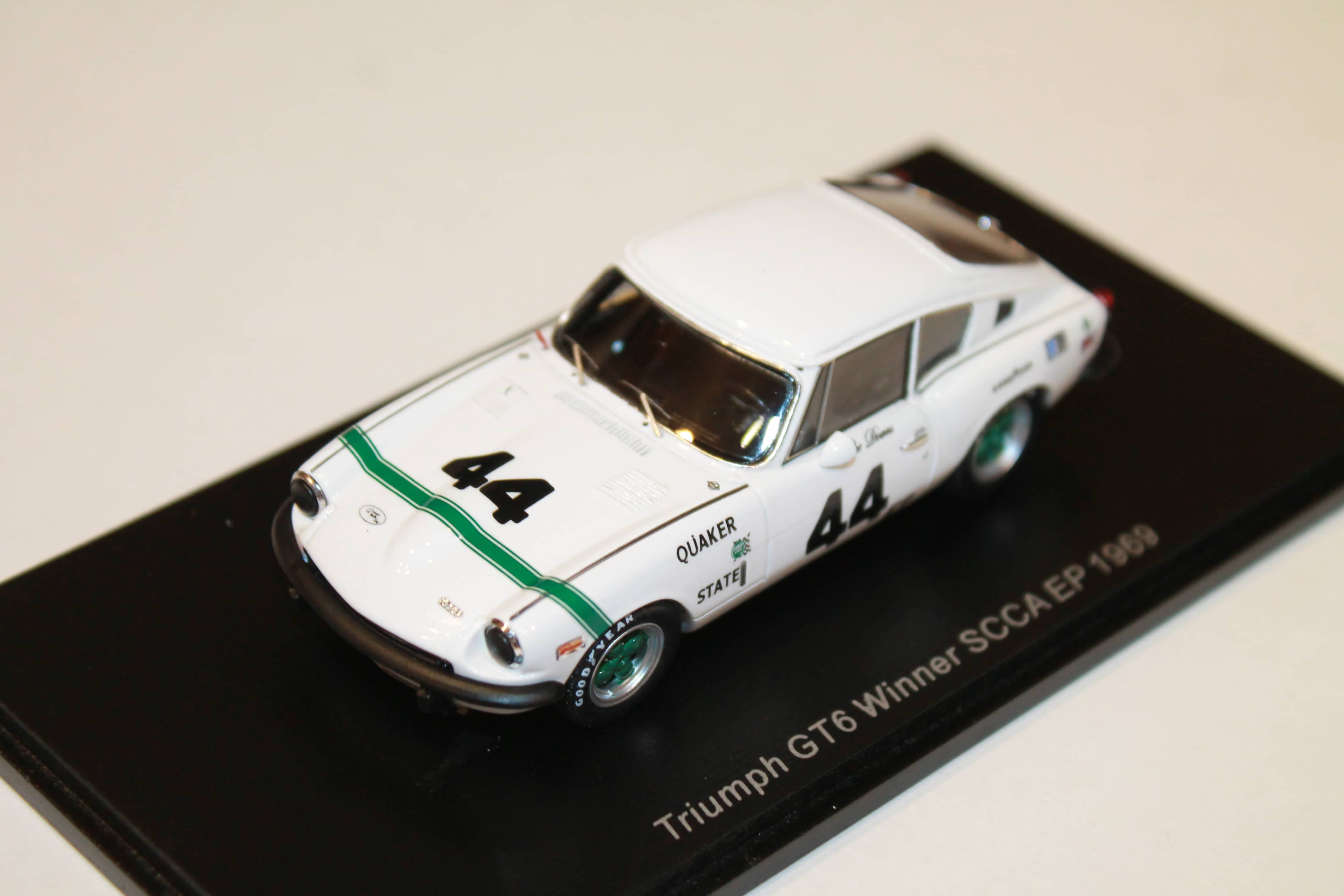 TRIUMPH GT6 WINNER SCCA EP 1969 SPARK 1/43°