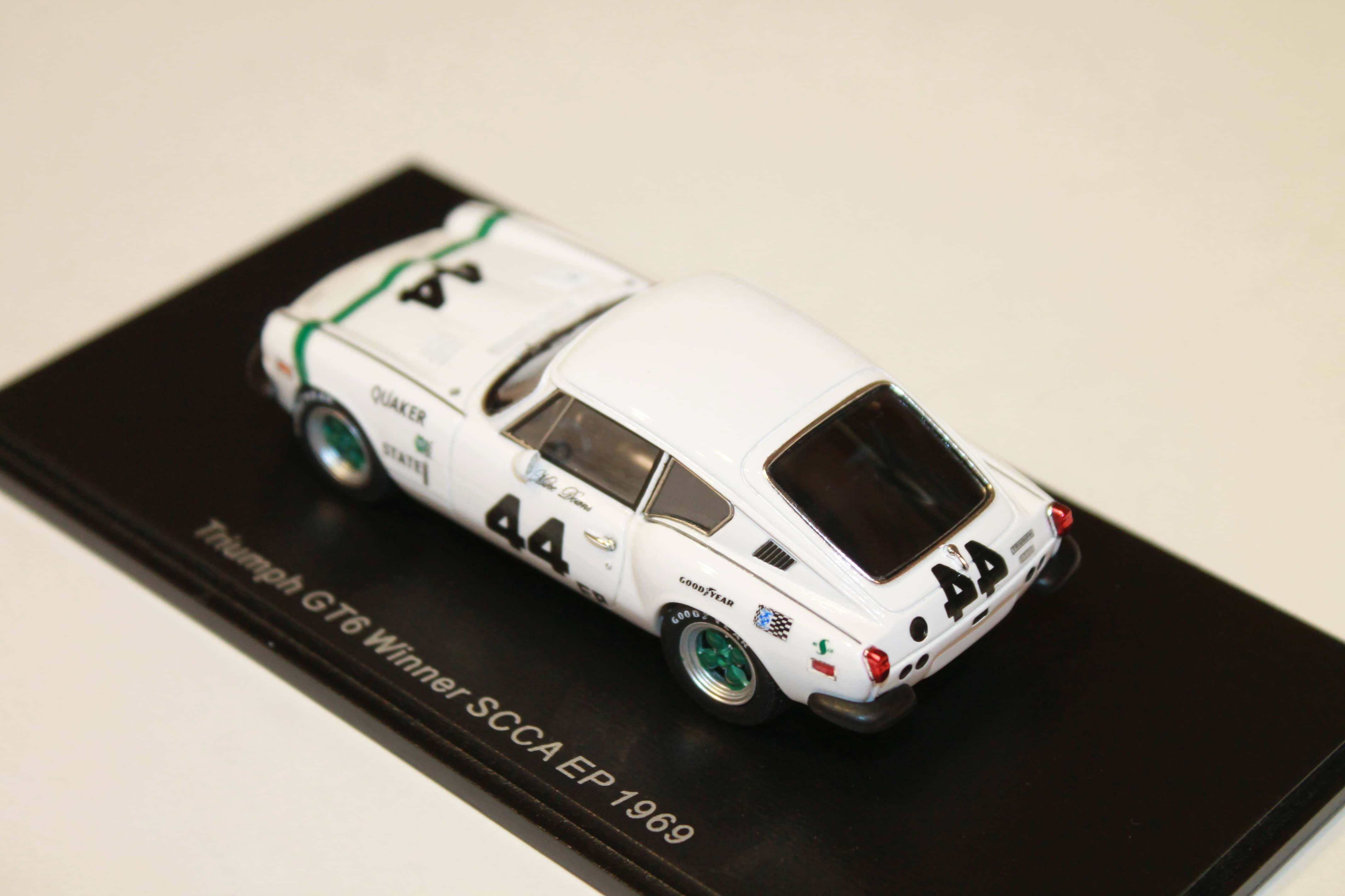 TRIUMPH GT6 WINNER SCCA EP 1969 SPARK 1/43°