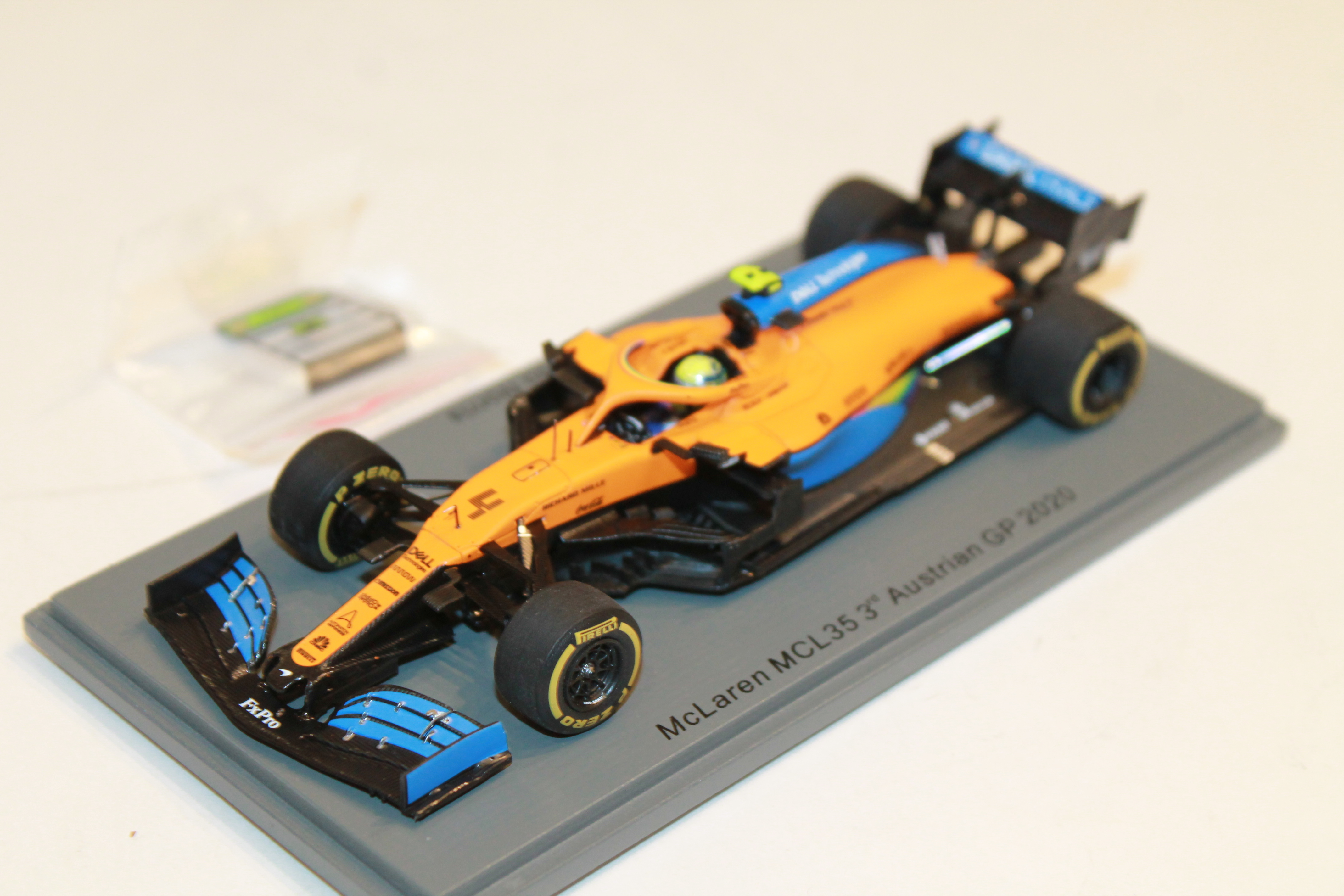 MCLAREN MCL35 N°5 3RD AUSTRIAN GP 2020 SPARK 1/43°