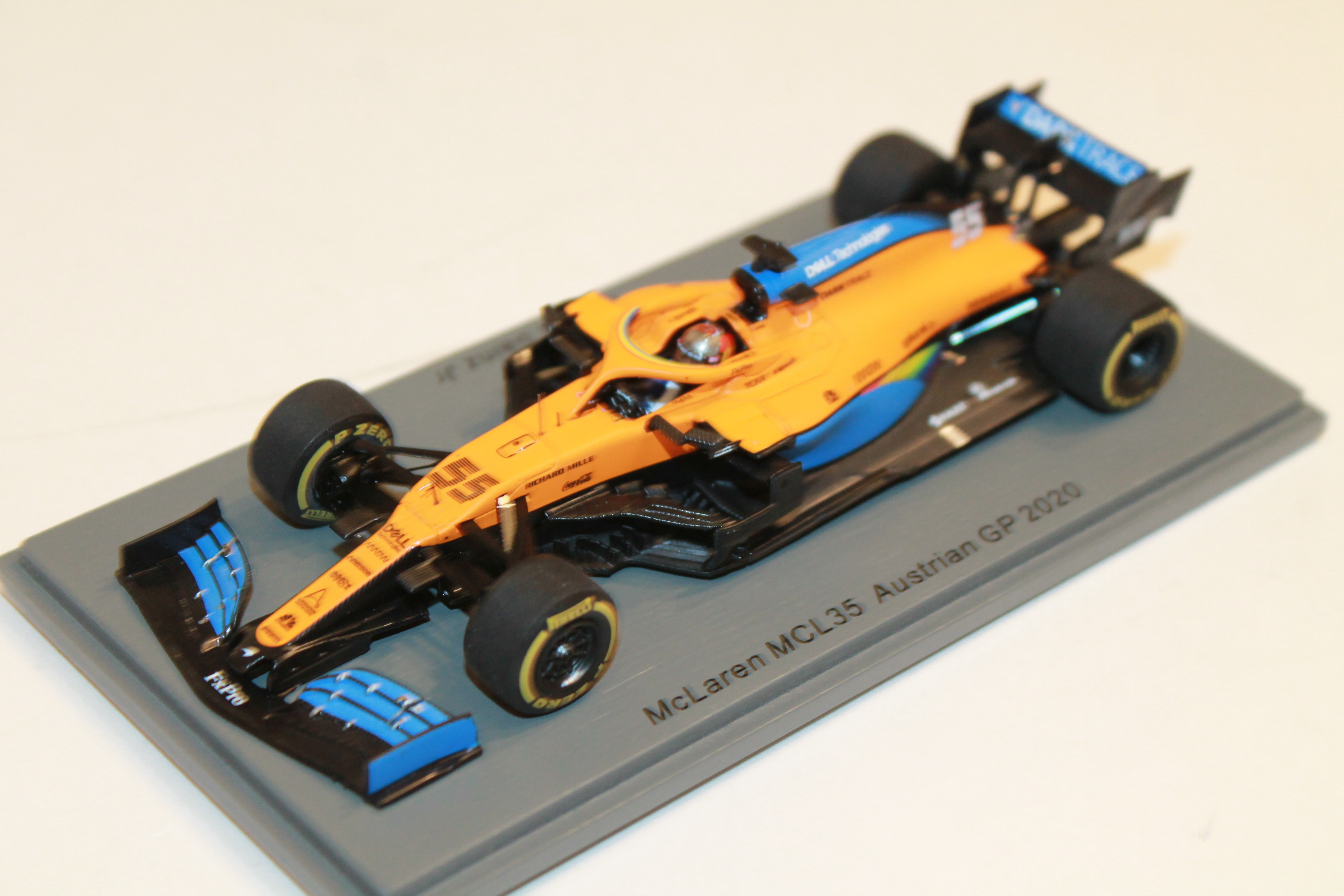 MCLAREN MCL35 N°55 AUSTRIAN GP 2020 SPARK 1/43°