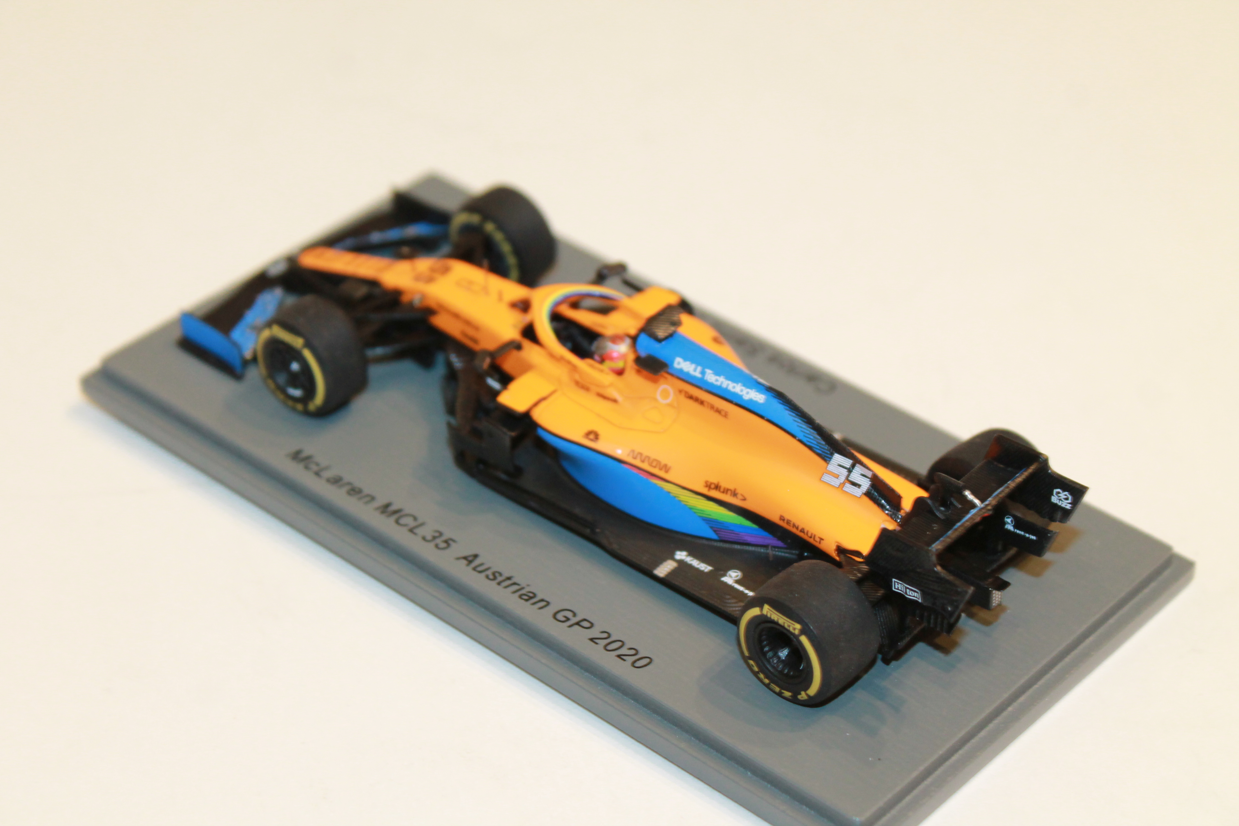 MCLAREN MCL35 N°55 AUSTRIAN GP 2020 SPARK 1/43°