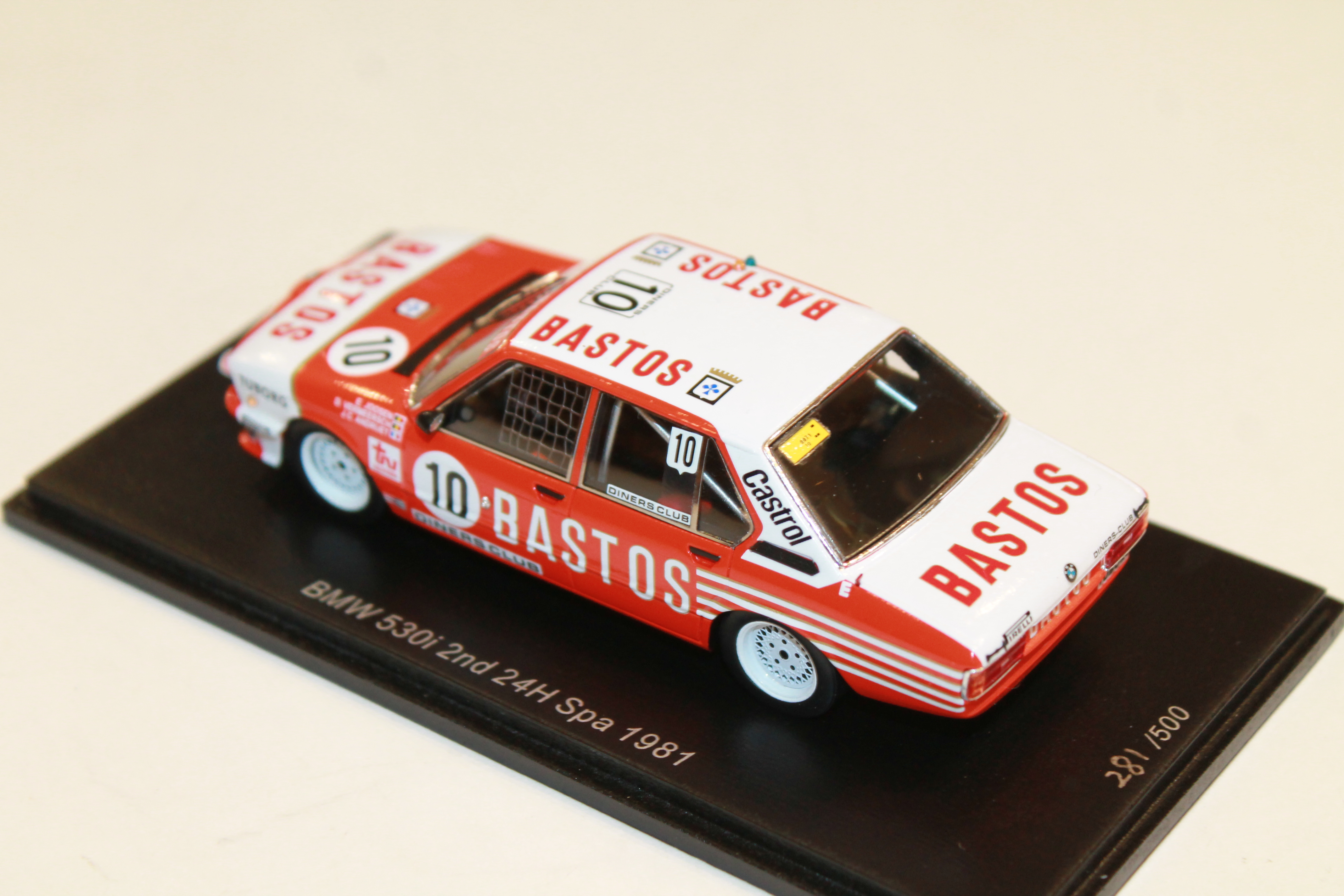 BMW 530I 2ND 24H DE SPA 1981 SPARK 1/43°