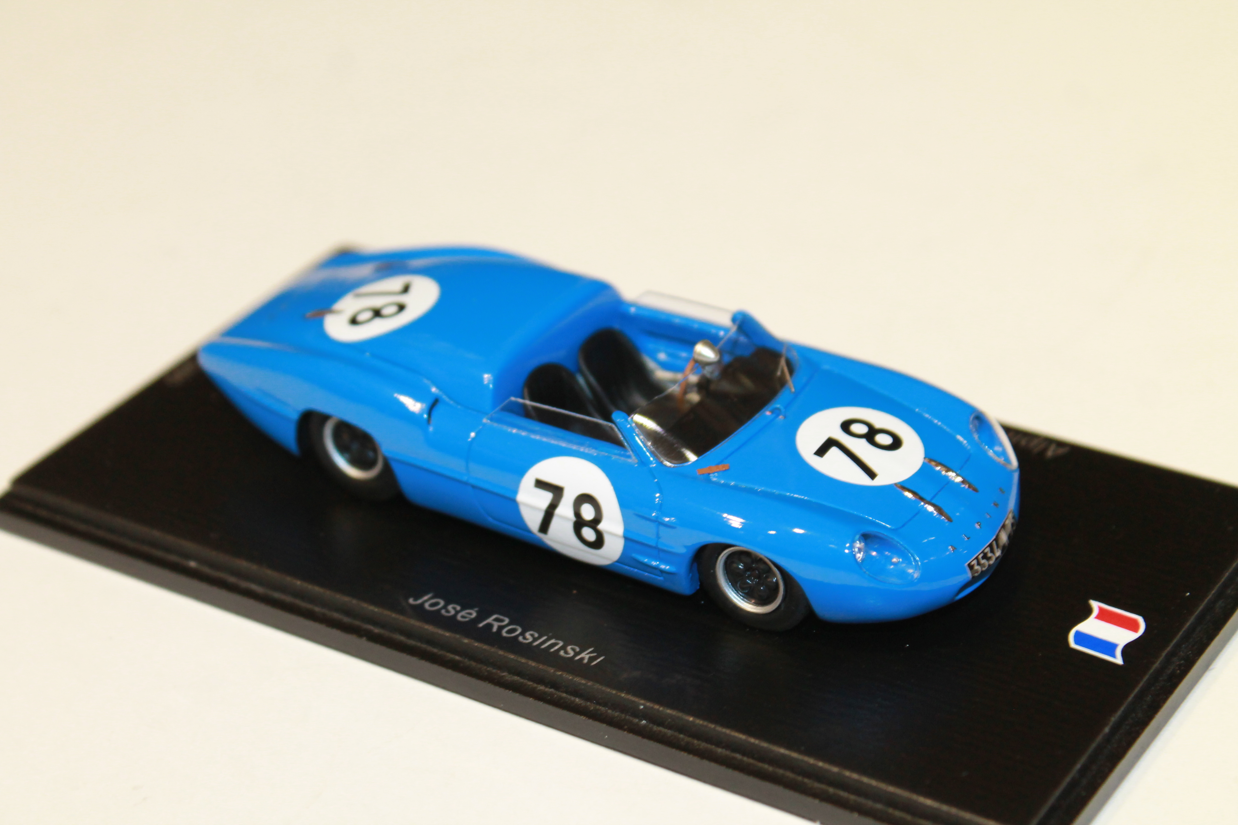 ALPINE M63 BARQUETTE N°78 3H D'AUVERGNE 1963 SPARK 1/43°
