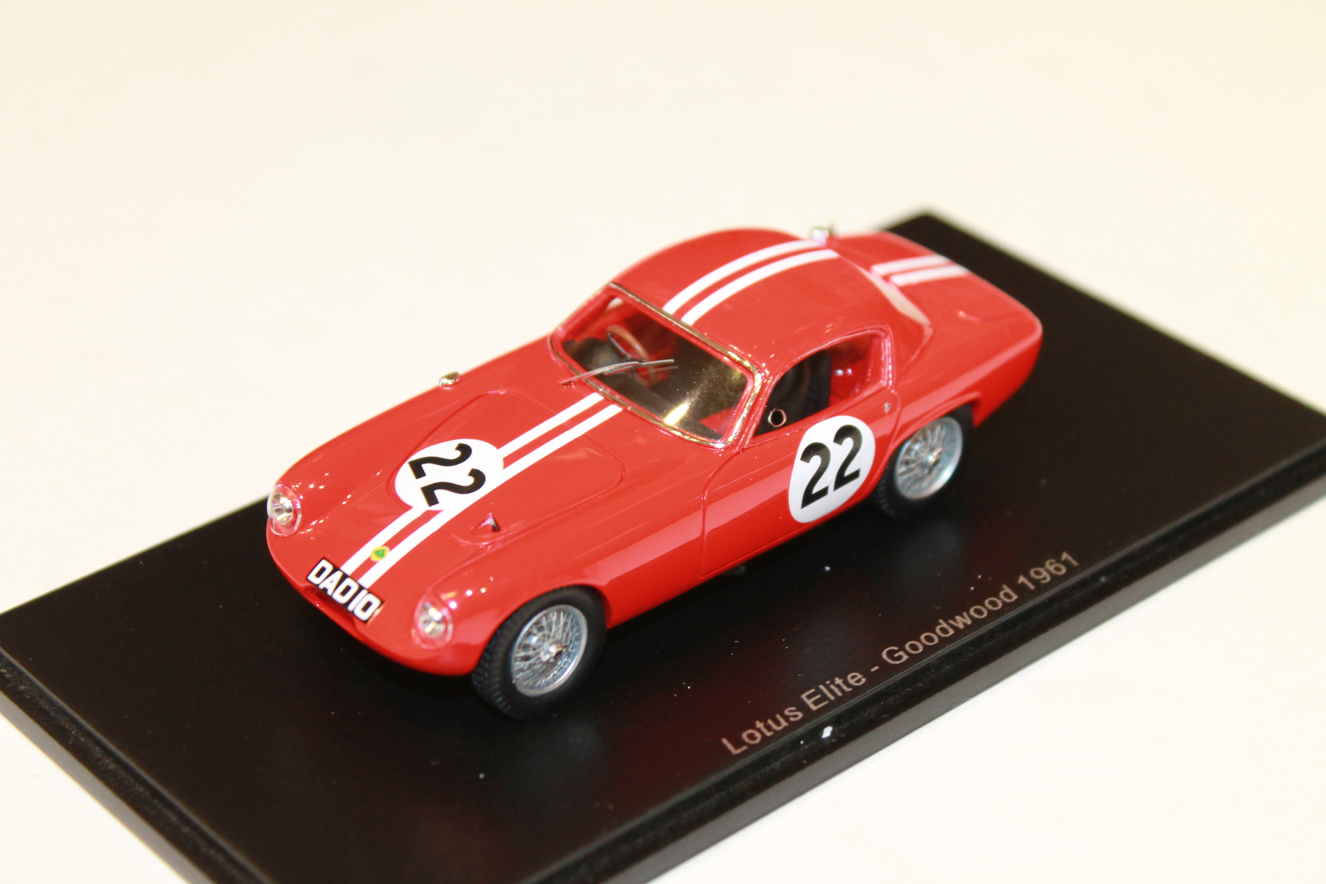 LOTUS ELITE N°22 GOODWOOD 1961 SPARK 1/43°