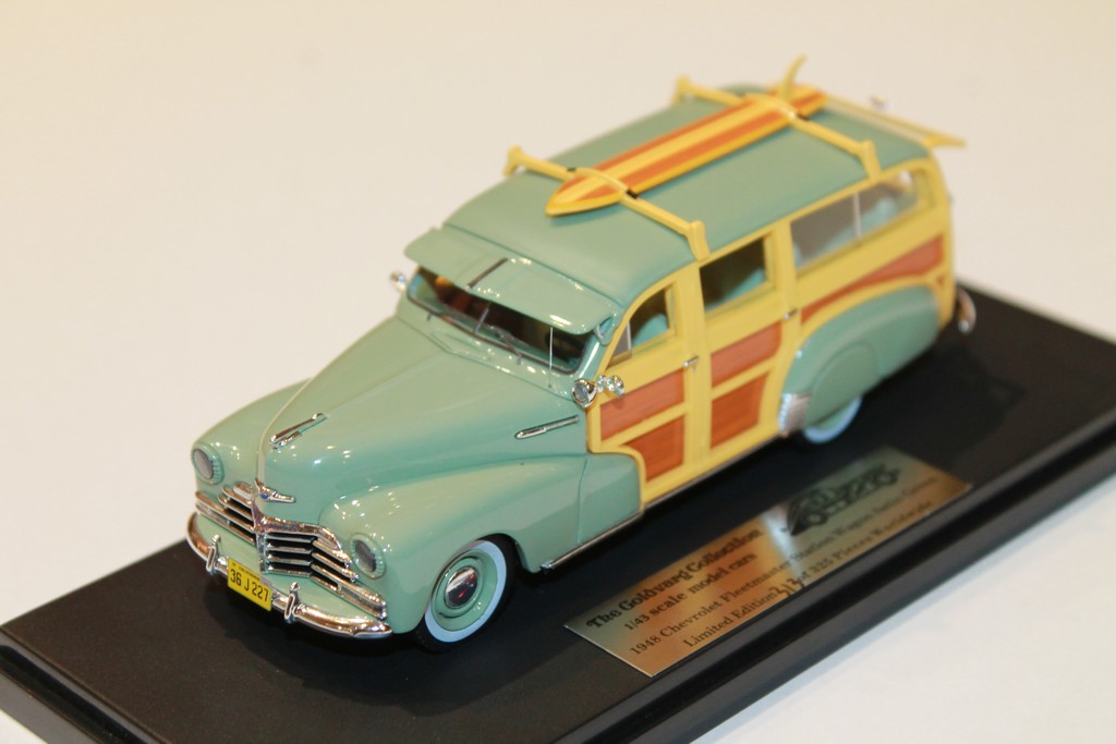 CHEVROLET FLEETMASTER STATION WAGON 1948 GOLDVARD 1/43°