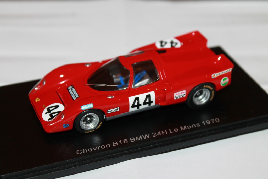 CHEVRON B16 BMW N°44 LM1970 SPARK 1/43°