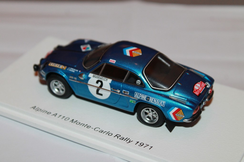 ALPINE RENAULT A110 MC1971N°2 SPARK 1/43°