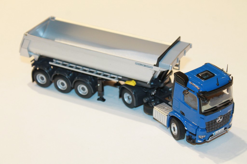 MERCEDES-BENZ AROCS SEMI-BENNE NZG 1/50°